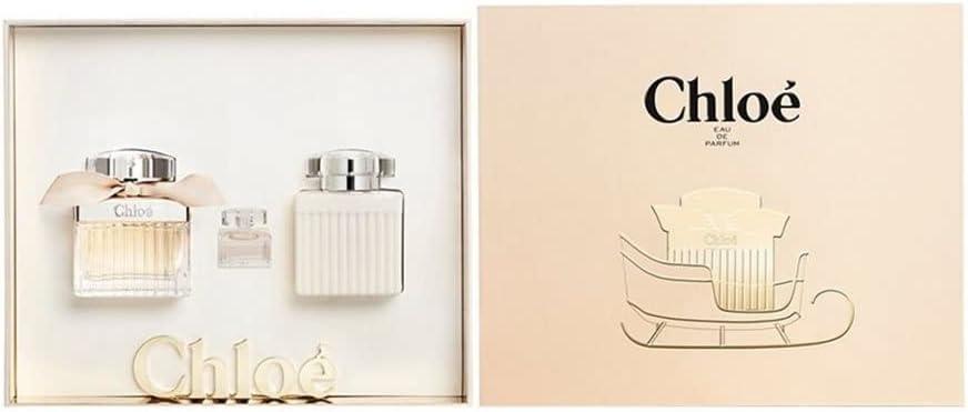 Chloe Signature 75ml Eau de Parfum Spray, Body Lotion 100ml and Miniature EDP 5ml Fragrance Set for Women