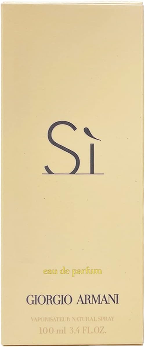Giorgio Armani Si Eau De Parfum Spray 100 ml (3.4 Fl. Oz) EDP Perfume