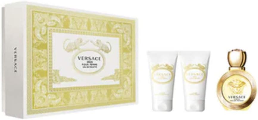 Versace Eros Pour Femme Eau De Toilette Spray 50ml Set 3 Pieces 2020376608