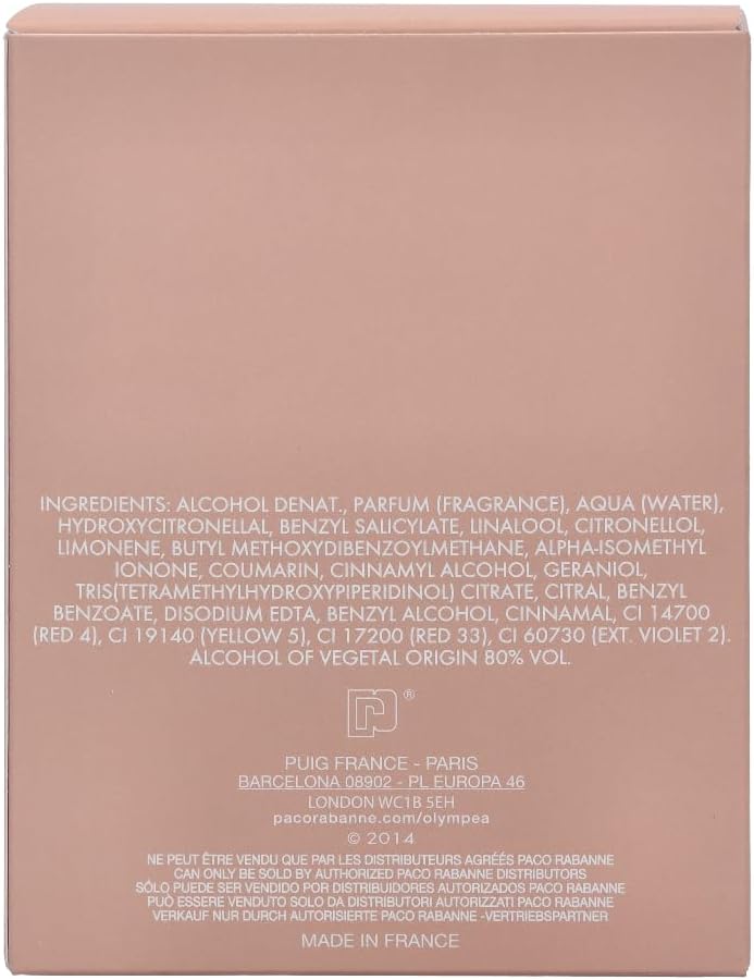 Olympea by Paco Rabanne Eau de Parfum For Women, 30ml