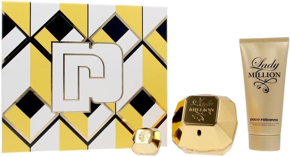 PACO LADY MILLION SET: EDP SPRAY 80ML +BODY LOTION 100ML + MINI