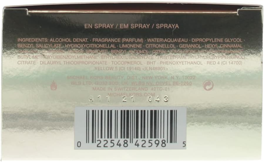 Michael Kors Wonderlust Eau de Parfum Vaporisateur/Spray for Women 50 ml