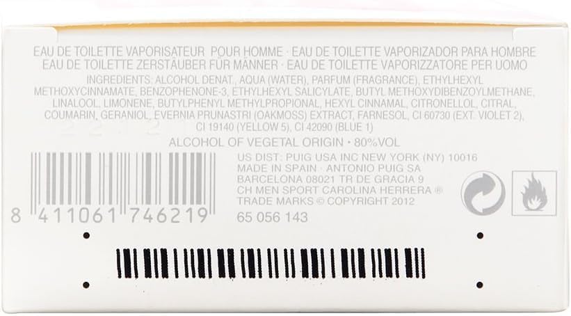 Carolina Herrera - CH MEN SPORT eau de toilette vaporizador - 50 ml