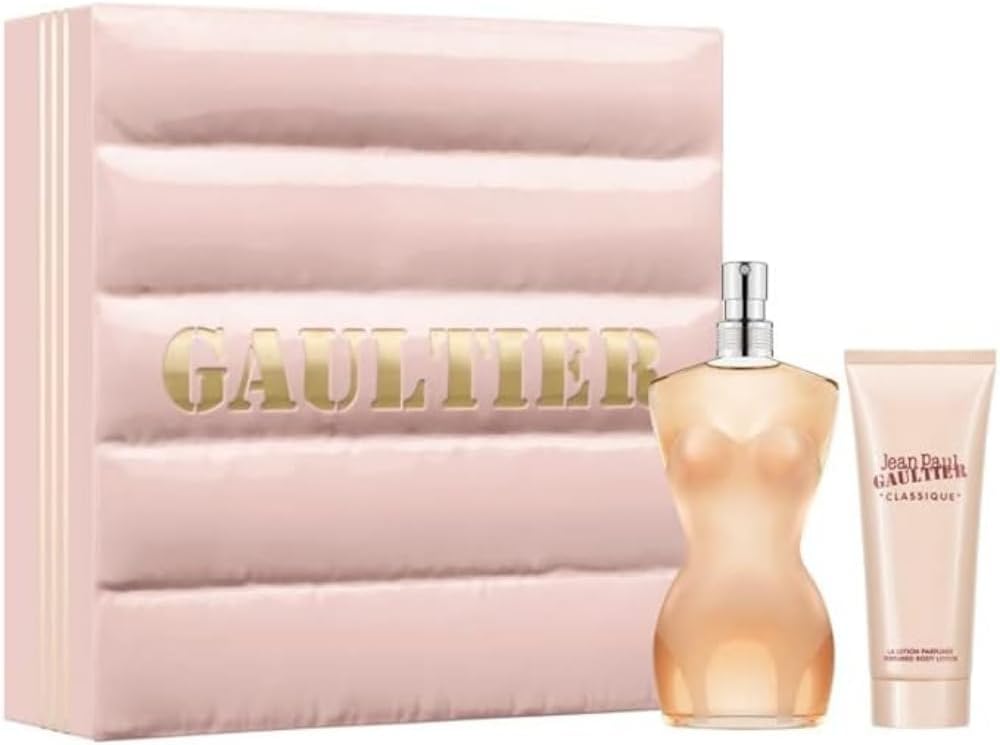 Jean Paul Gaultier Classique 100ml EDT Spray / 75ml Perfumed Body Lotion - Gift Set