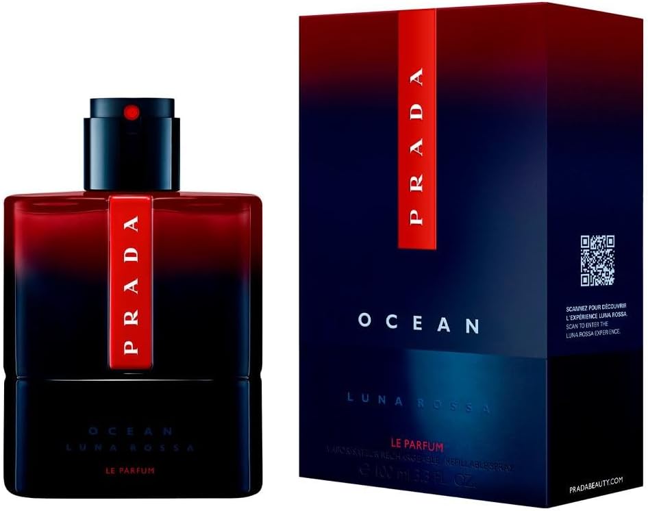 Prada Luna Rossa Ocean by Prada for Men - 1.6 oz Parfum Spray (Refillable)