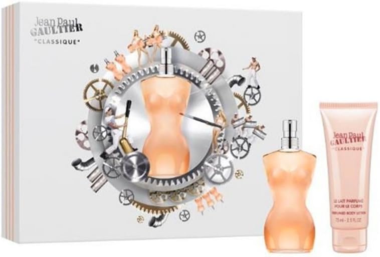 Jean Paul Gaultier Classique Giftset Edt Spray and Body Lotion, 125 ml