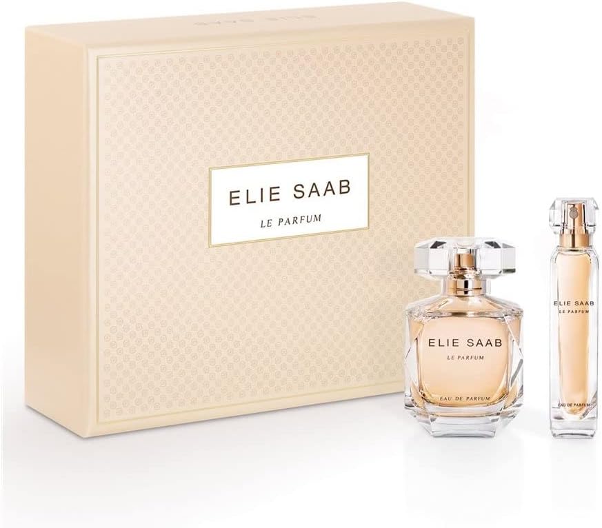 Elie Saab Le Parfum Set Femme for Woman conatins Eau de Parfum Vaporisateur Spray 50 ml and Eau de Parfum Miniatur 10 ml