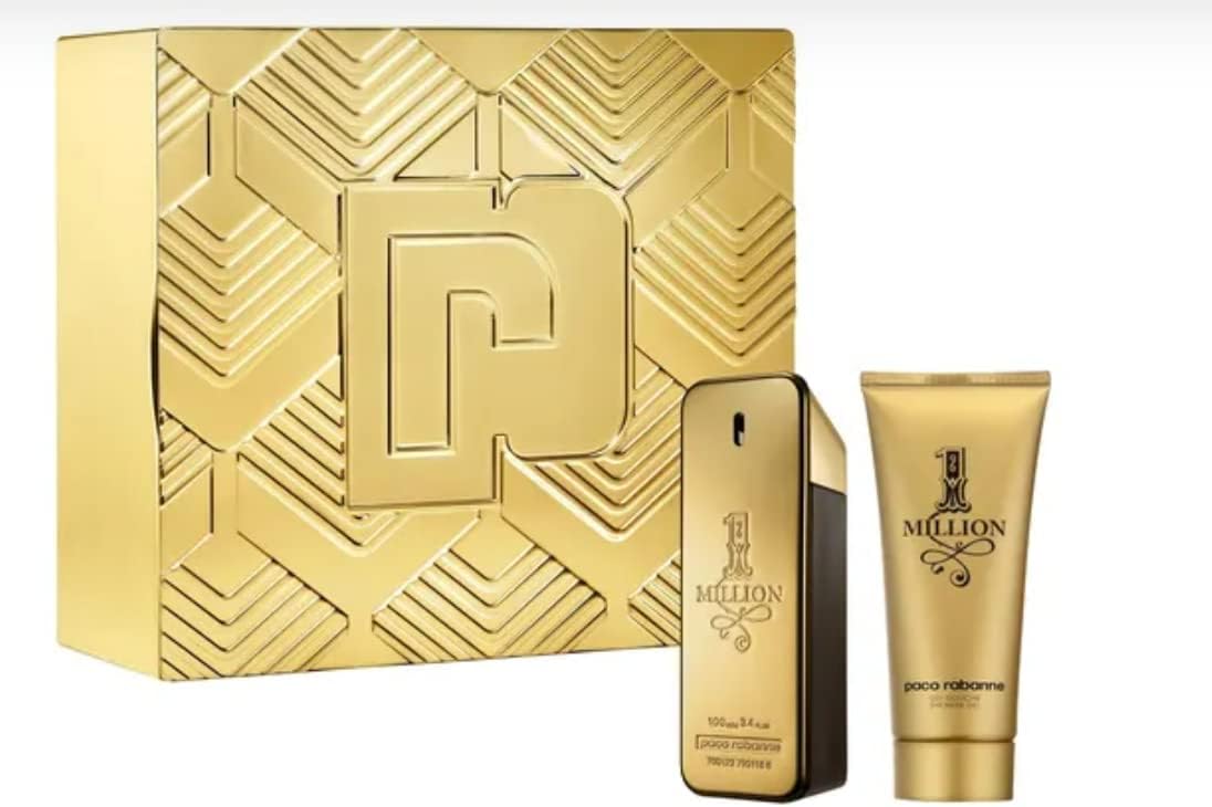 Paco Rabanne 1 Million Eau De Toilette 100ml & Shower Gel 100ml Gift Set