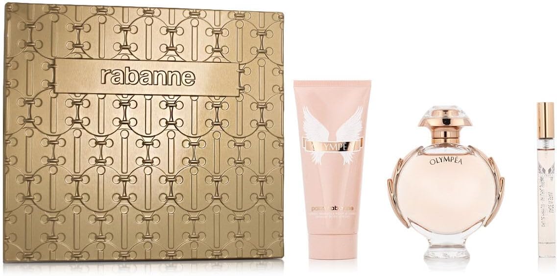 paco rabanne OLMPEA SET 80ML EAU DE PARFUM SPRAY+100ML BODY LOTION+10ML MINI SPRAY - 1 SET