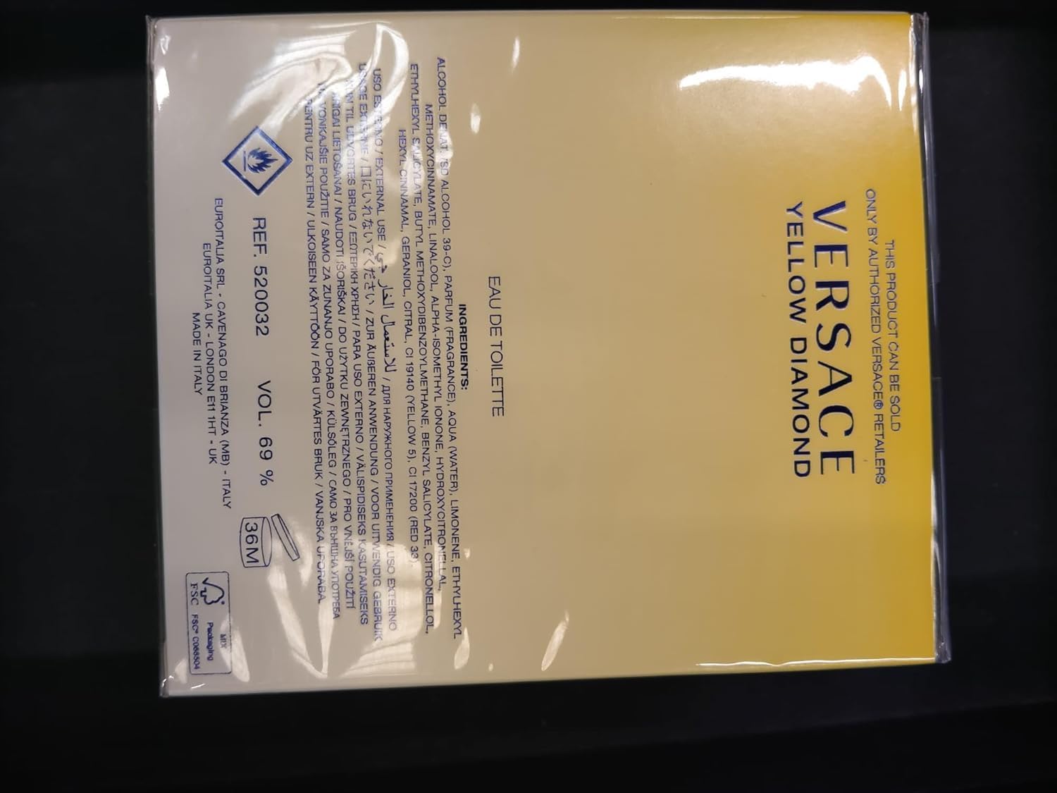 Versace – Yellow Diamond EDT Vapo 90 ml