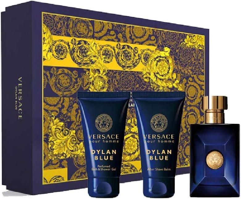 Versace Pour Homme Dylan Blue Eau de Toilette, After Shave Balm & Shower Gel