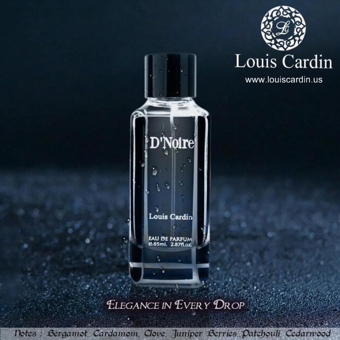 Louis Cardin D’Noire Eau de Parfum Spray 85ml