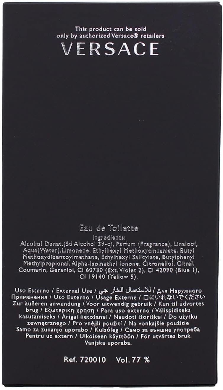 Versace Pour Homme Eau de Toilette 100ml