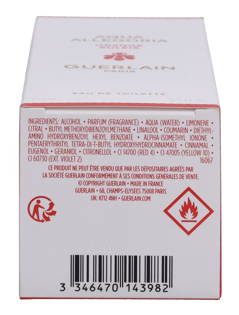 Guerlain Aqua Allegoria Orange Soleia Eau de Toilette 75ml