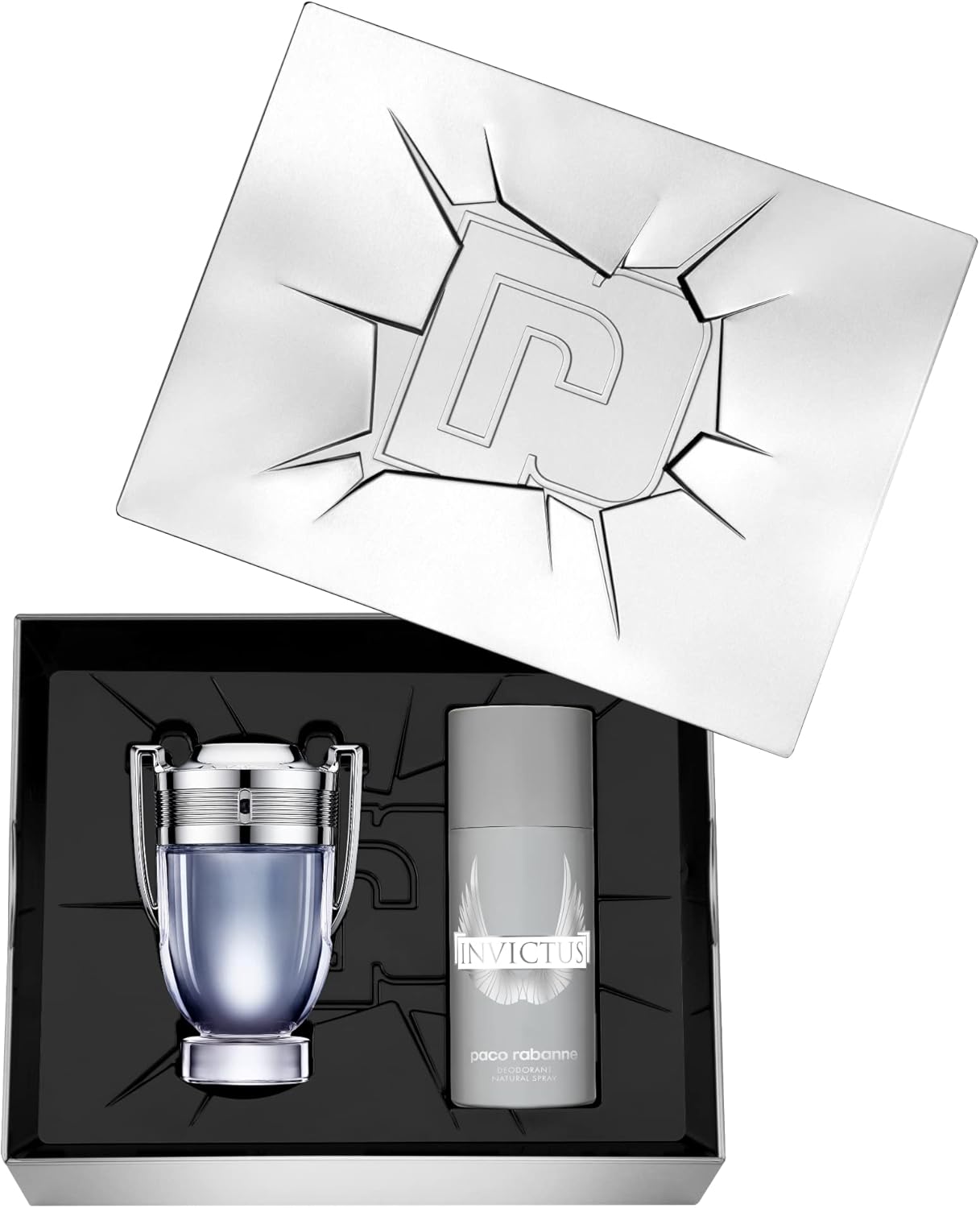 Invictus by Paco Rabanne Eau de Toilette for Men 100 ml Gift Set