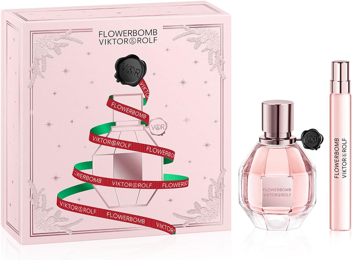 Viktor & Rolf Flowerbomb Eau de Parfum 50ml Gift Set 2022 (Contains 50ml EDP & 10ml Travel Spray)