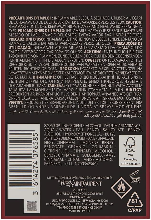 Yves Saint Laurent Black Opium Over Red Eau De Parfum 30ml