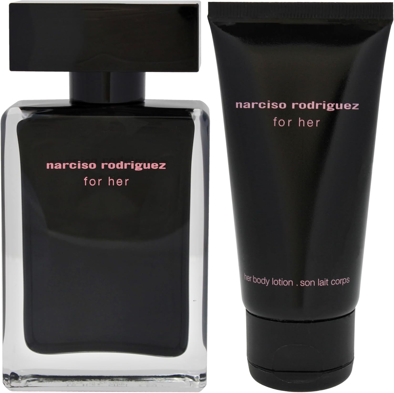 Narciso Rodriguez by Narciso Rodriguez for Women - 2 Pc Gift Set 1.6oz EDT Spray, 1.6oz Body Lotion
