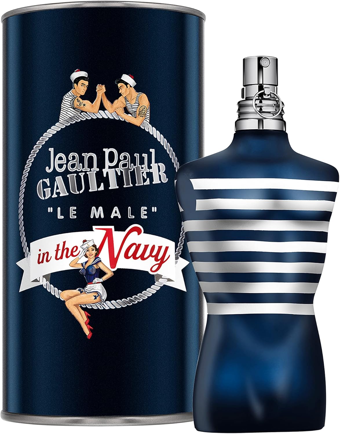 Le Male in the Navy by Jean Paul Gaultier Eau De Toilette For Him,125ml