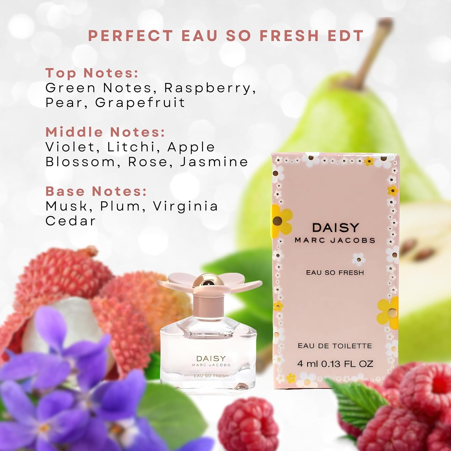 Marc Jacobs Mini Set - Daisy & Love ET4 ML + SO Fresh ET 4 ml + Perfrct EP 5 ml