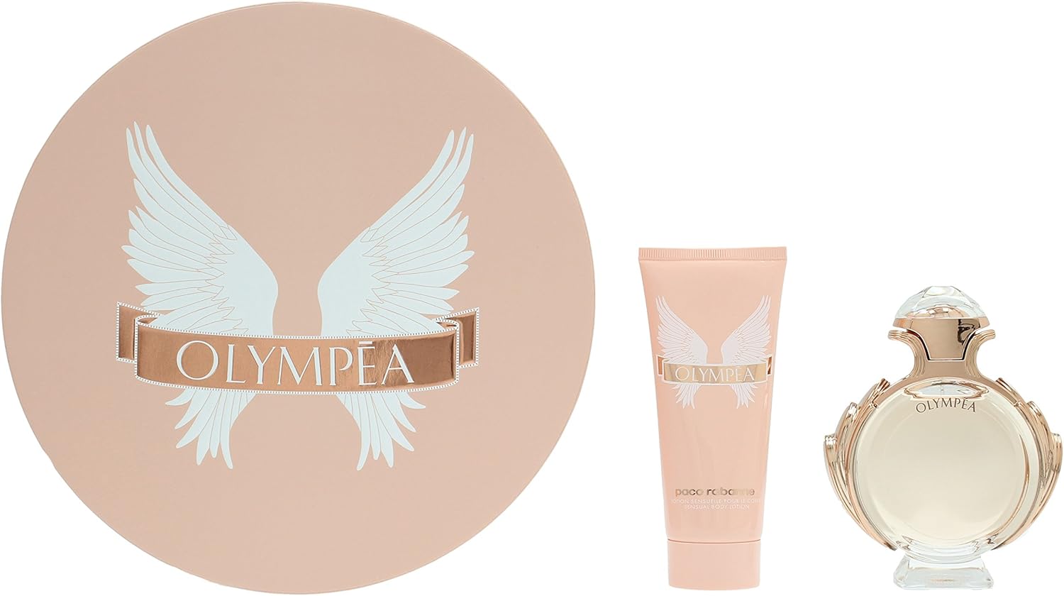 Paco Rabanne Olympea Set for Women contains Eau de Parfum 80 ml and Bodylotion 100 ml