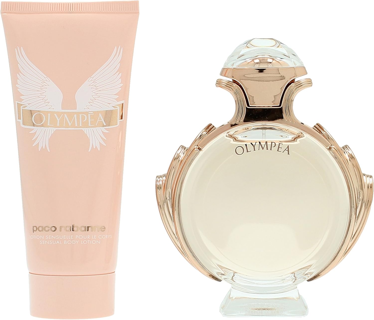 Paco Rabanne Olympea Set for Women contains Eau de Parfum 80 ml and Bodylotion 100 ml
