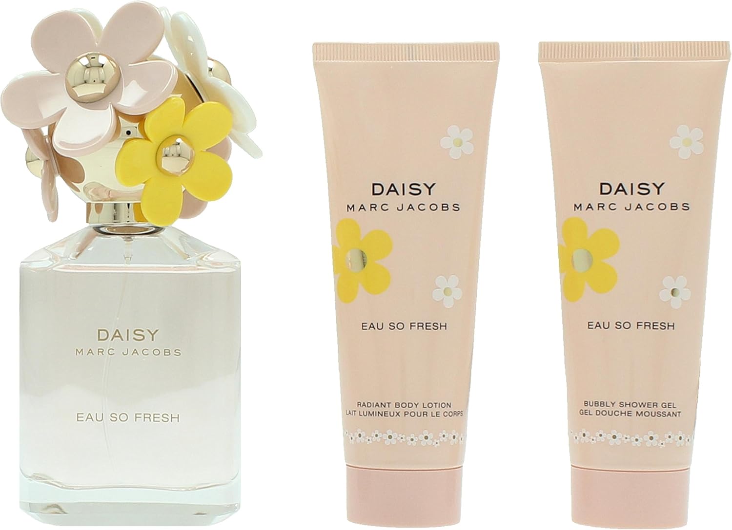 Marc Jacobs Daisy So Fresh Set for Women Eau de Toilette Vaporisateur/Spray 75 ml/Body Lotion 75 ml/Shower Gel 75 ml
