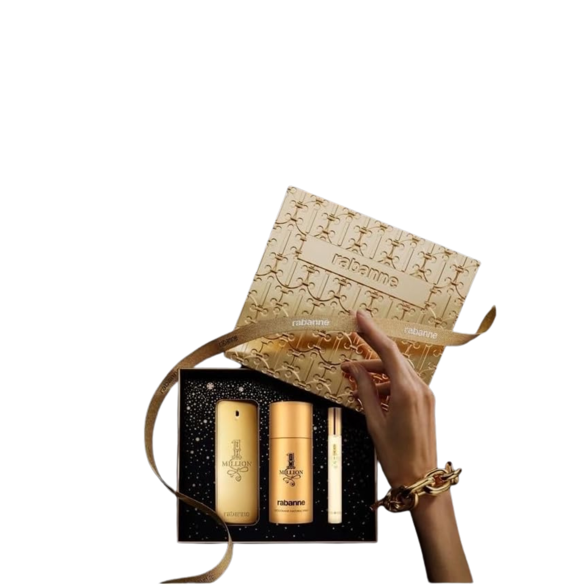 Paco Rabanne 1 Million Gift Set – 100ml EDT + 150ml Deodorant + 10ml Travel Spray