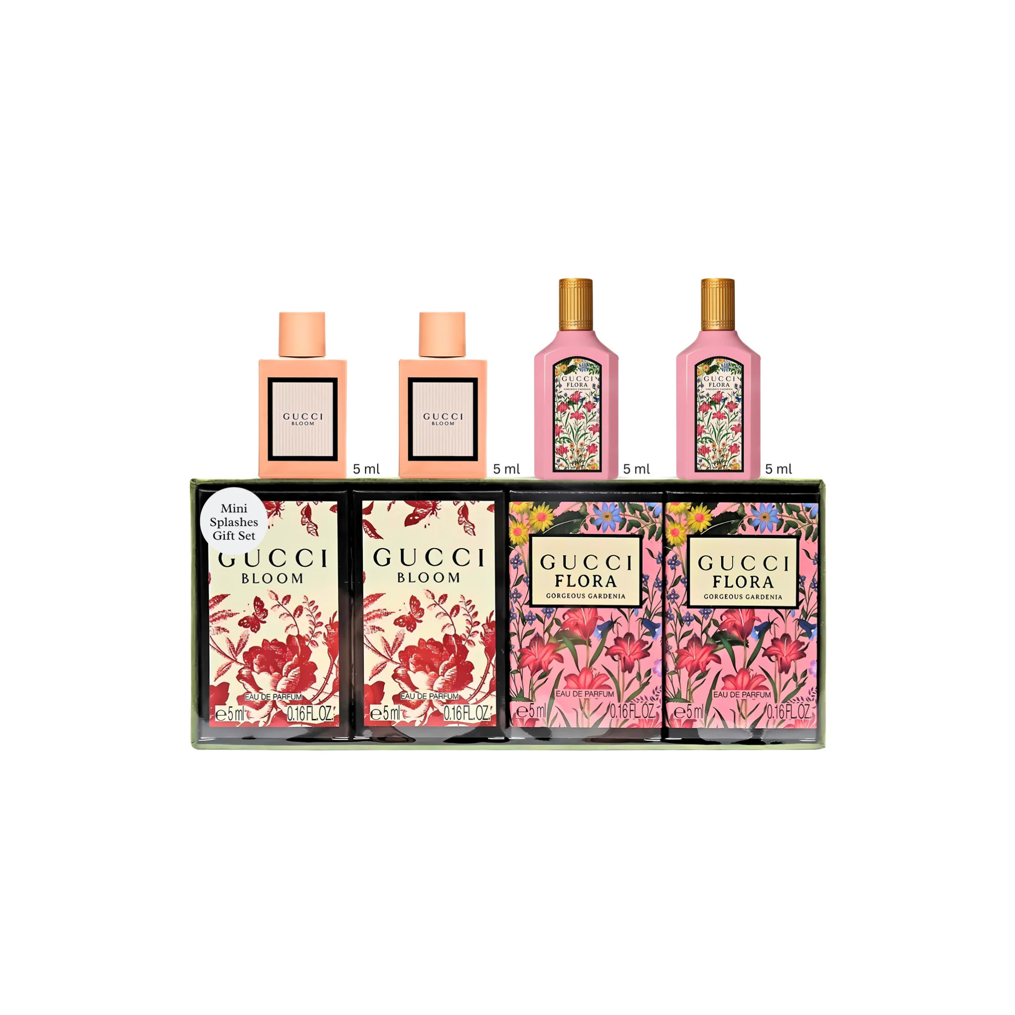 Gucci Women’s 4-Piece Fragrance Gift Set – Bloom & Flora 0.16oz