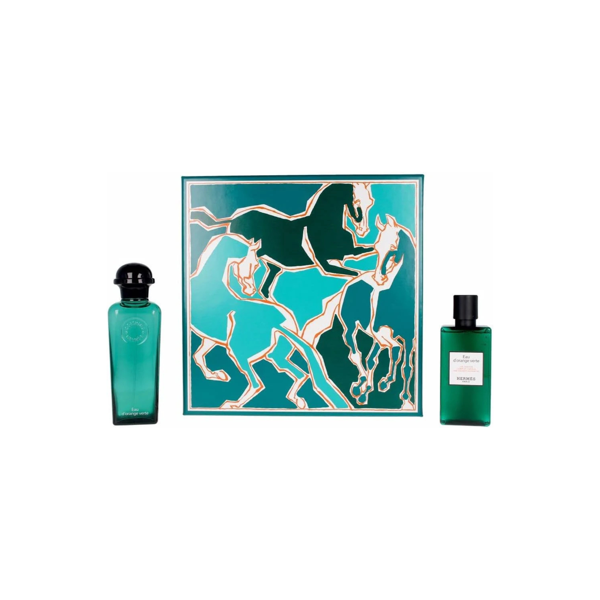 Hermès Eau d’Orange Verte Gift Set – 100ml Eau de Cologne & 80ml Shower Gel