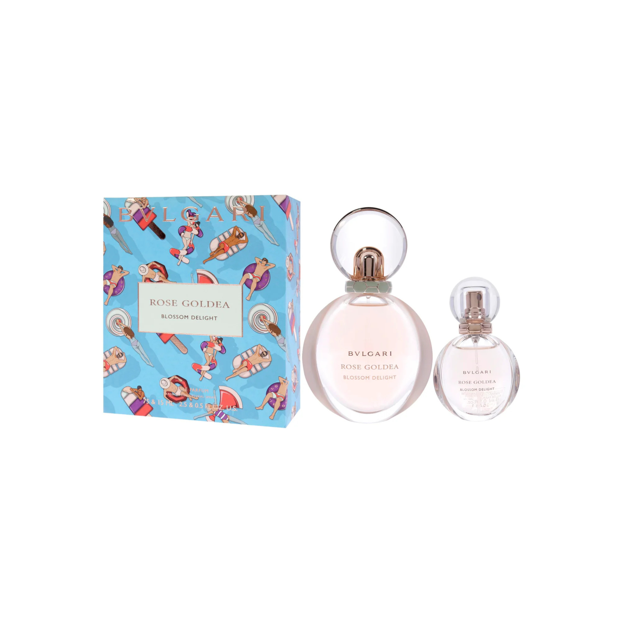 Bvlgari Rose Goldea Blossom Delight 2-Pc Gift Set for Women – 2.5oz & 0.5oz EDP