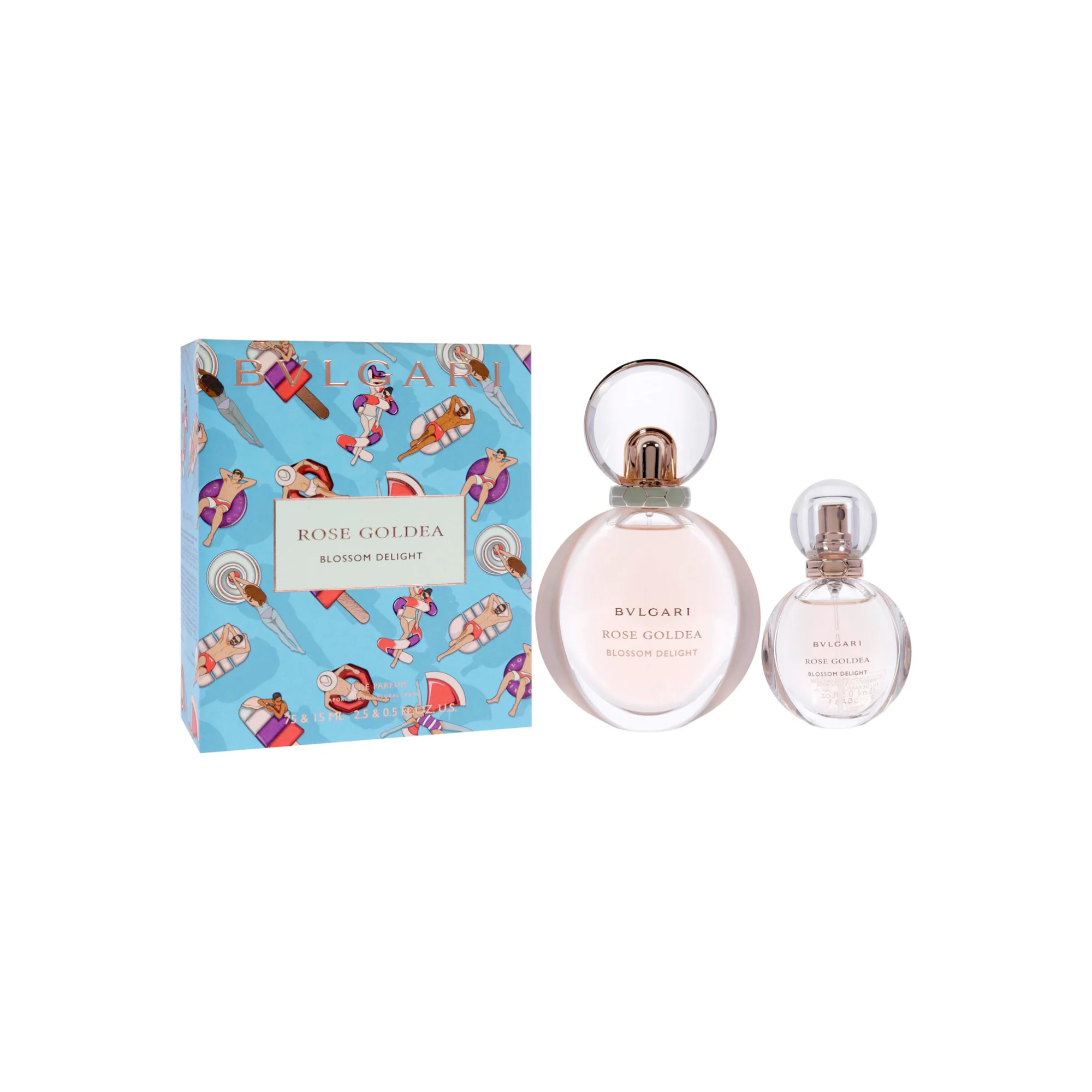 Bvlgari Rose Goldea Blossom Delight 2-Pc Gift Set for Women – 2.5oz & 0.5oz EDP