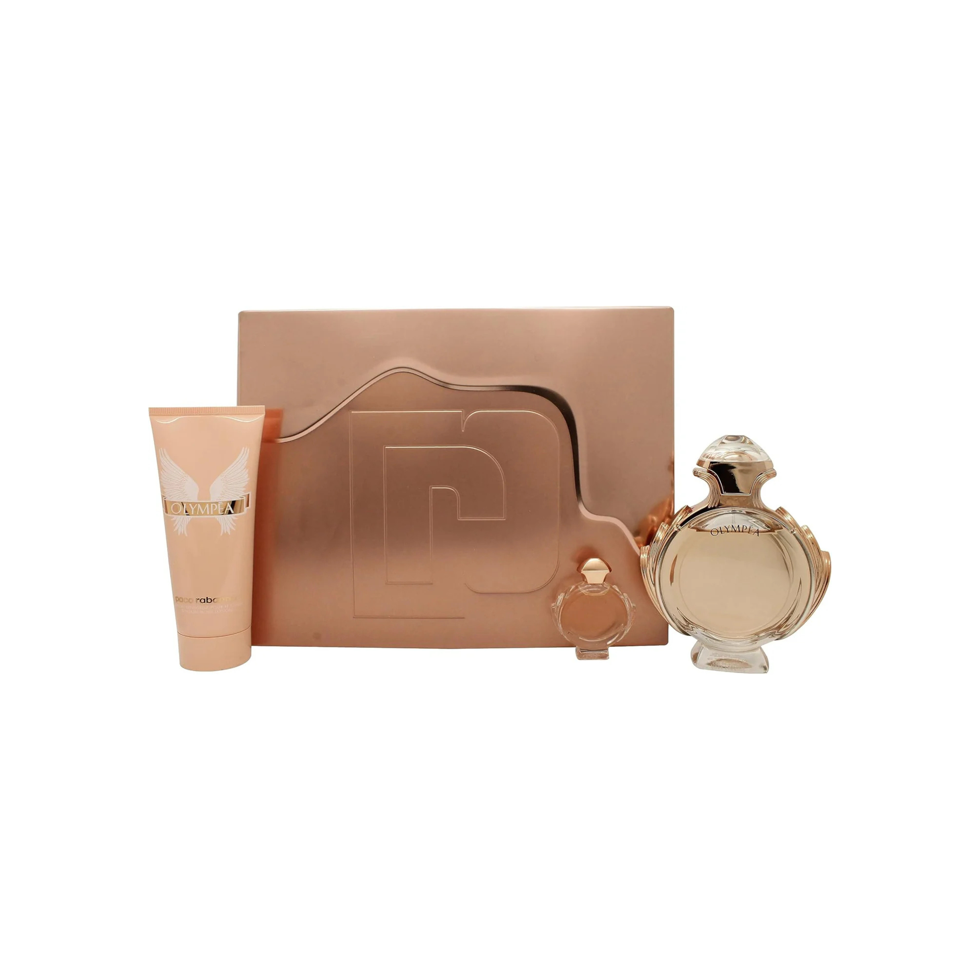 Olympea by Paco Rabanne Gift Set – EDP 80ml, Body Lotion 100ml & Mini EDP 6ml