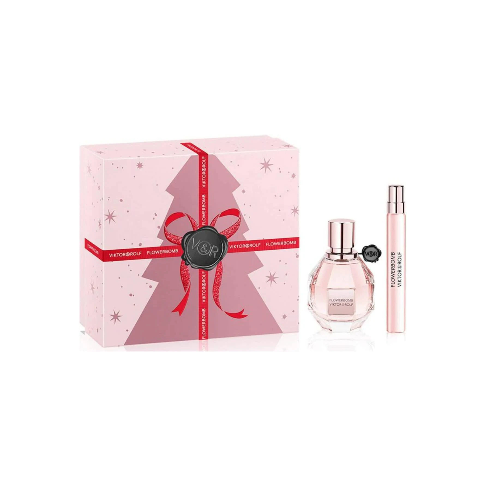 Viktor & Rolf Flowerbomb Eau de Parfum Gift Set – 50ml + 10ml Travel Spray (2021 Edition)