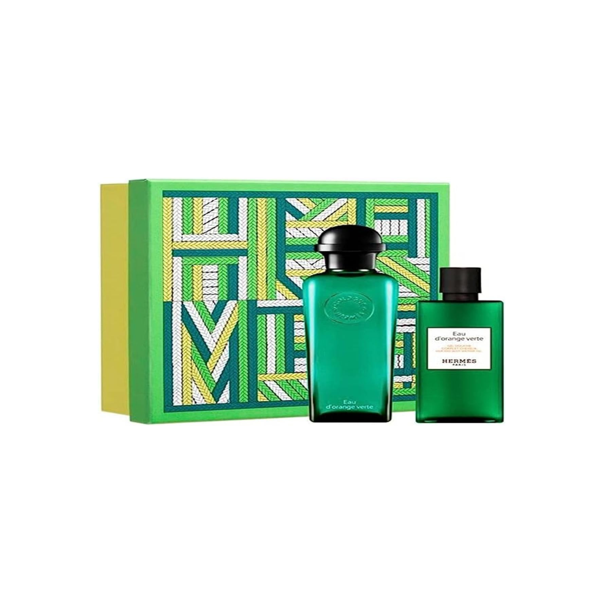 Hermès Paris Eau d’Orange Verte Cologne Gift Set – 100ml + 80ml Bath Gel