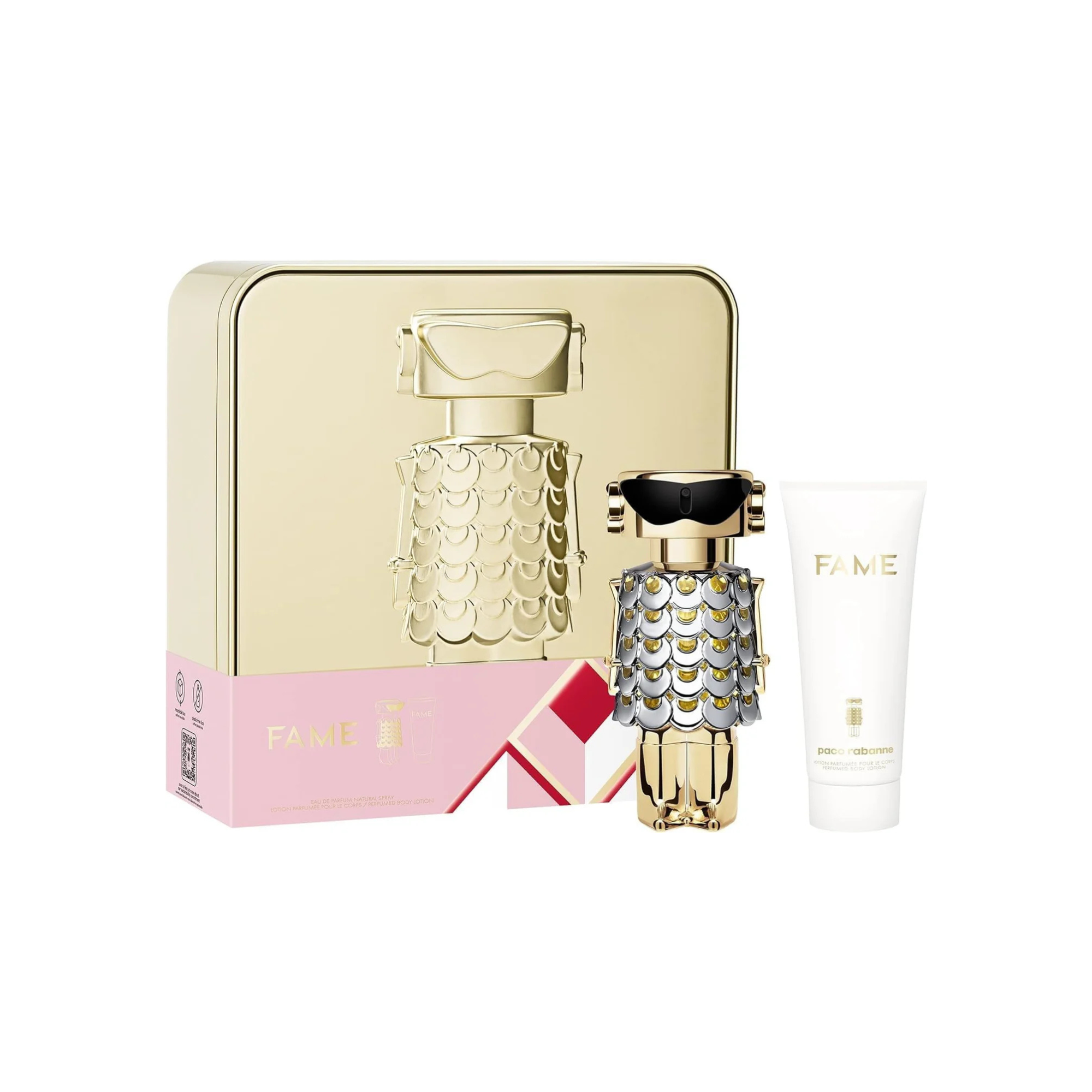 Paco Rabanne Fame Gift Set – EDP Spray 80ml + Body Lotion 100ml