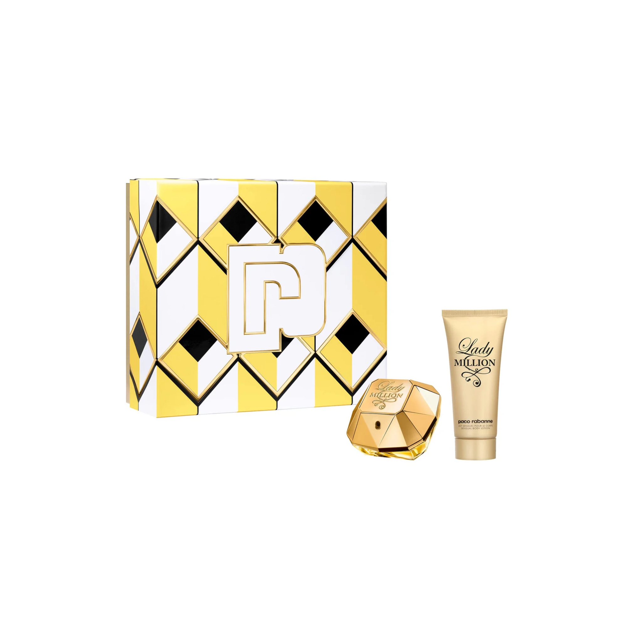 Paco Rabanne Lady Million Gift Set – 80ml Eau de Parfum & 100ml Body Lotion